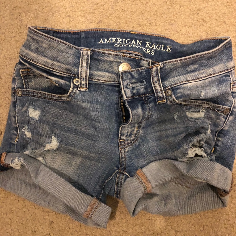 American eagle jean shorts